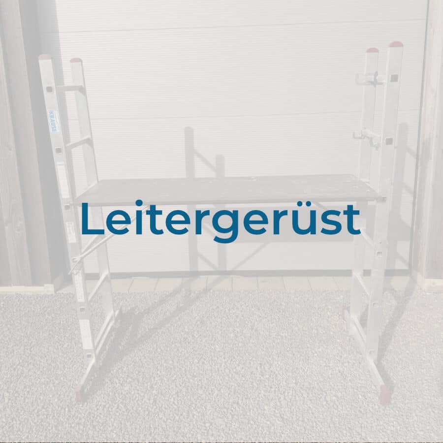 zaunbau-kaplan_leitergeruest Hier sehen Sie ein Leitergerüst.
